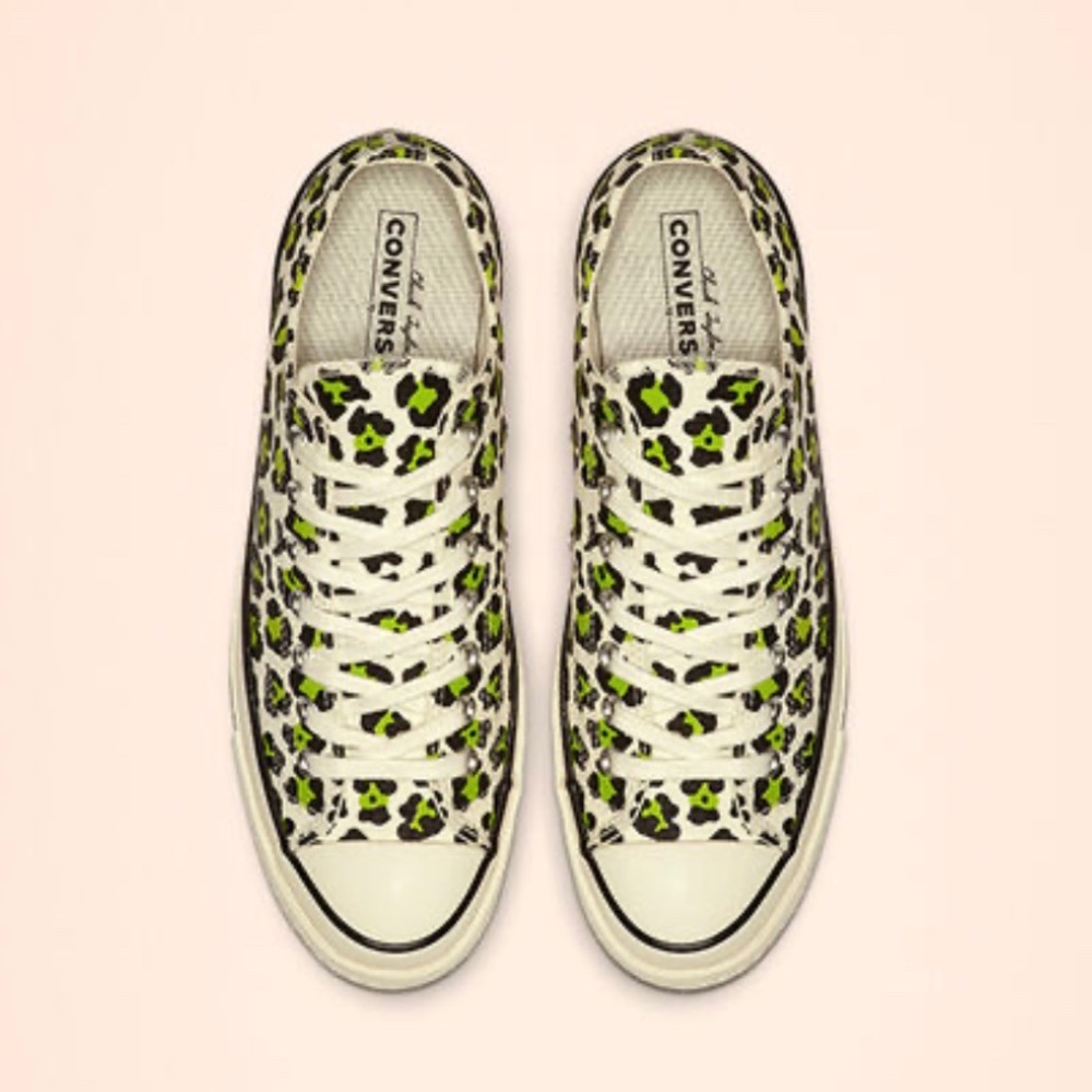 Leopard print Chuck Taylor’s 70s